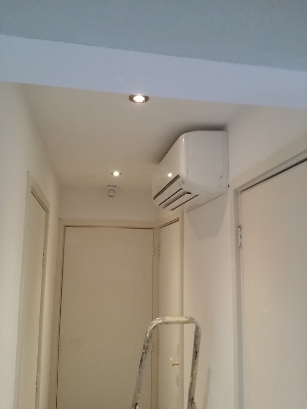 Airco gemaakt 3 slaapkamers koelen